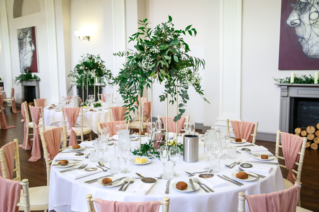 Wedding table centre pieces