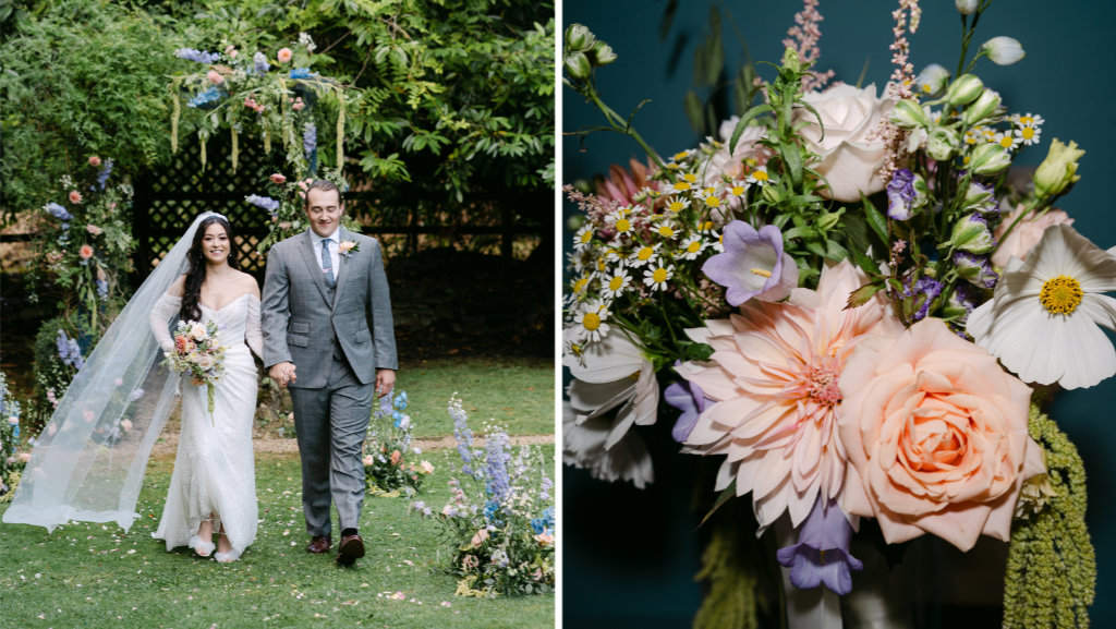 Meadow inspired wedding